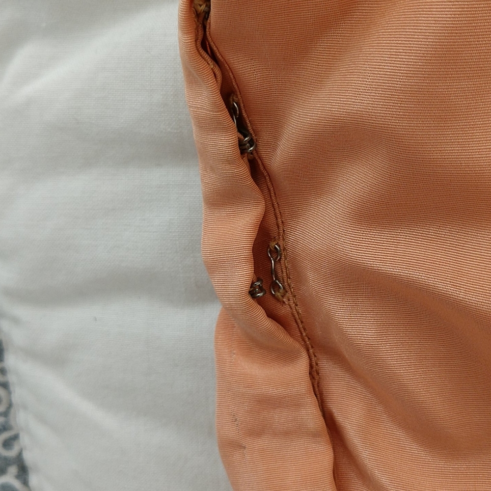 TRUE ANTIQUE 1920s Asymmetrical SILK MOIRE Marvelous FLAPPER DRESS - Picture 6 of 15